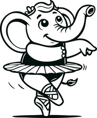 Ballet Dancing Elephant