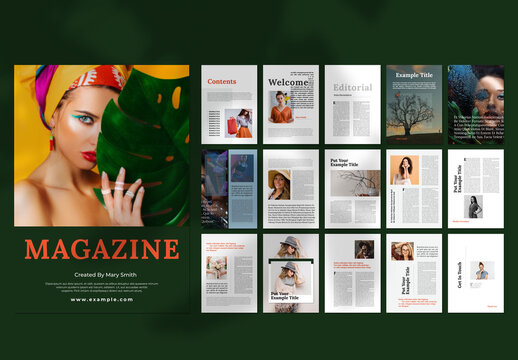 Elegant Magazine Layout
