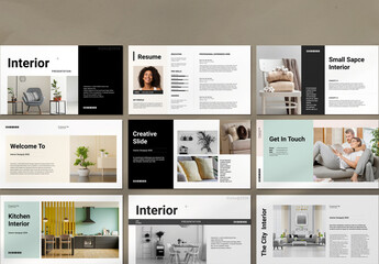 Interior Presentation Design Layout