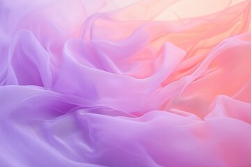 Obraz premium Purple Cloth Background Texture: Wave Pattern Gradient Textile for Luxury Banner, Broken Heart Valentine Poster, or Fashion Wallpaper