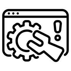 Error web icon