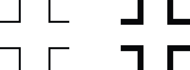 Fototapeta premium Full screen and exit full screen icon set. Maximize screen size full screen symbol collection isolated on transparent background. Scalability black vector line and flat style for website UI mobile app