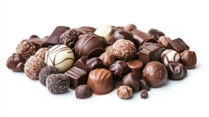 A heap of assorted yummy sweets including candies