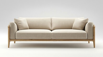 Fototapeta premium Modern minimalist living room interior