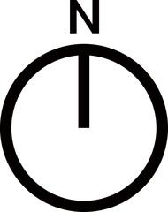 azimuth mark