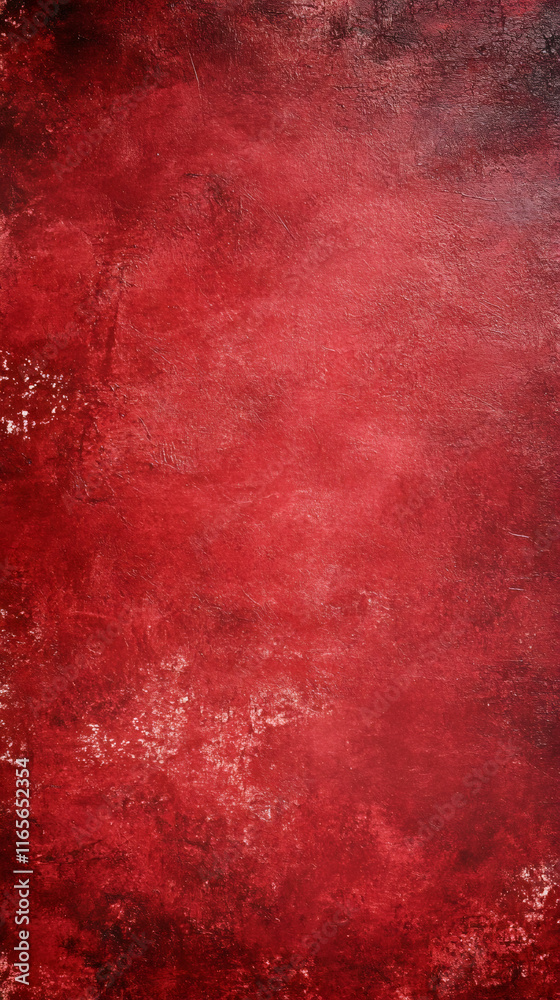 Poster deep red textured background perfect for valentine's day projects, creating a romantic and passionat