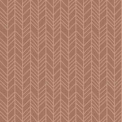 Tribal geometric ethnic mocha mousse seamless pattern design