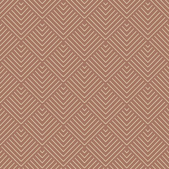 Tribal geometric ethnic mocha mousse seamless pattern design