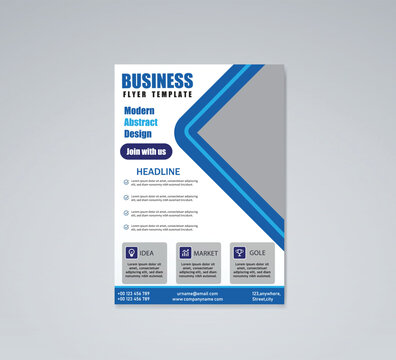 Corporate Business Flyer poster pamphlet brochure cover design layout background