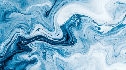 Obraz premium Fluid abstract organic swirls artwork contemporary art gallery digital art bright environment close-up view creative design