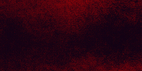 Abstract Black background with dark old cracked concrete wall texture, illustration, soft blurred texture in center with blank, Red grunge old watercolor texture with painted stripe of red color.
