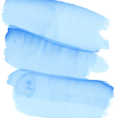 watercolor washes in varying shades of blue