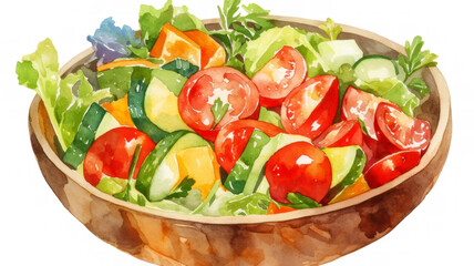新鮮な野菜のサラダ