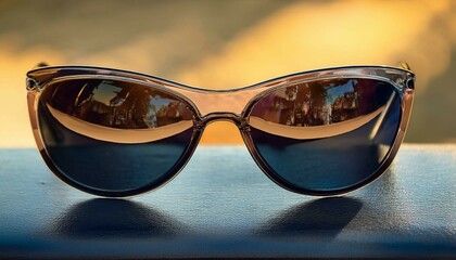 sunglasses on a white background