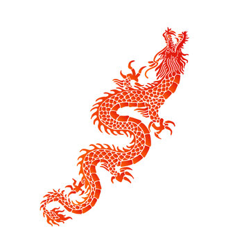 recommend clip art: Dragon silhouette  vector silhouette of chinese dragon  golden dragon  red dragon  dragon icon