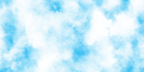 abstract blue watercolor grunge texture, classic hand painted Blue background, Beautiful grunge blue background with space and  design, marbled textured design on cloudy sky blue banner..
