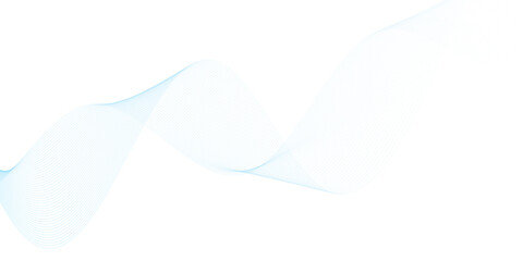 Abstract vector background with blue wavy lines. Blue wave background. Blue lines vector illustration. Curved wave. Abstract wave element.