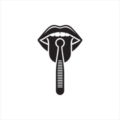 illustration of a Tongue vector