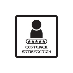 costumer satisfaction icon , award icon