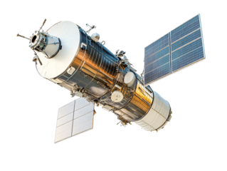 Isolated Space Satellite