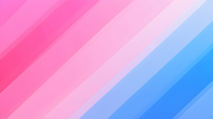 Fototapeta premium Abstract diagonal stripes background in pastel pink and blue hues. Ideal for presentations, websites, and design projects.
