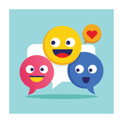 Speech Bubble collection. Different Speech bubbles for talk, dialogue, decoration. Vector illustration