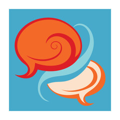 Speech Bubble collection. Different Speech bubbles for talk, dialogue, decoration. Vector illustration