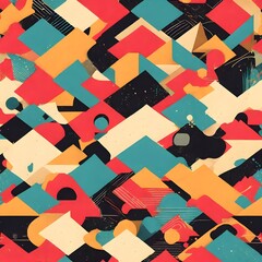 Abstract colorful geometric background