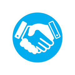 handshake icon , agreement icon vector