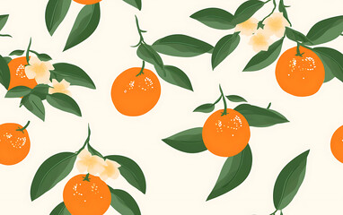 orange seamless pattern