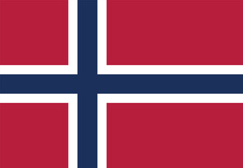 Obraz premium vector Norway National Flag icon. Flag design of Norway.