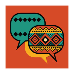 Bubbles Speech Vector Illustration