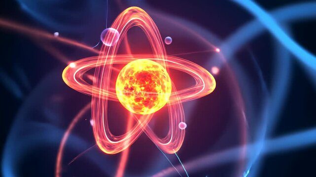 molecule or atom, Abstract structure for Science or medical background, 3d illustration, science, atom, abstract, chemistry, structure, blue, chemical, background
