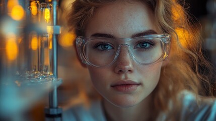 Scientists collaborating over complex molecular structure displays