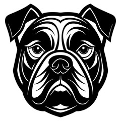 bulldog vector