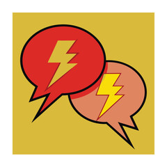 Bubbles Speech Vector Illustration