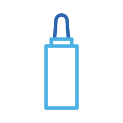 Mustard bottle icon. Concept of fast food, condiment, and flavor.