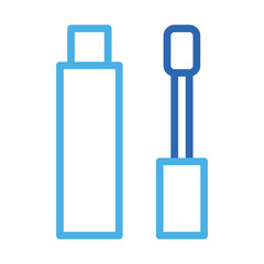 Lip gloss icon. Concept of beauty, makeup, and cosmetics.