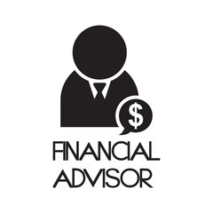 financial advisor icon , businessman icon