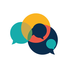 Bubbles Speech Vector Illustration