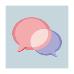 Bubbles Speech Vector Illustration