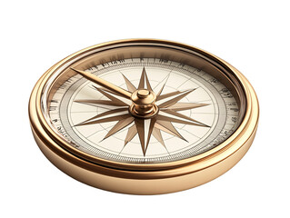 Isolated Golden Compass
