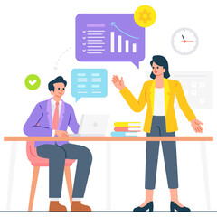 business people working on laptop computer