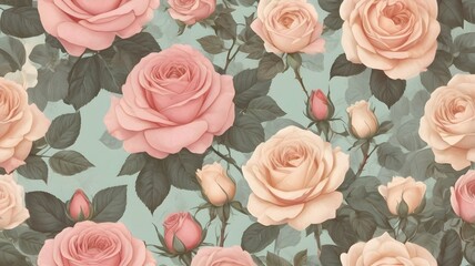 "Pattern with clouds and sun rays in watercolor style."

