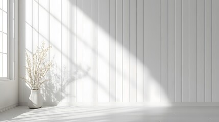 Obraz premium White background with vertical lines of light gray color, metal