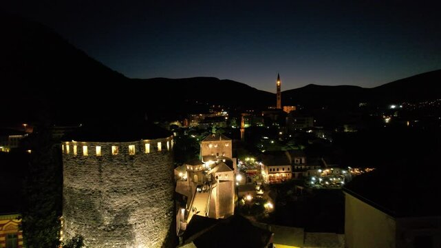Night Historical Ottoman Architecture 