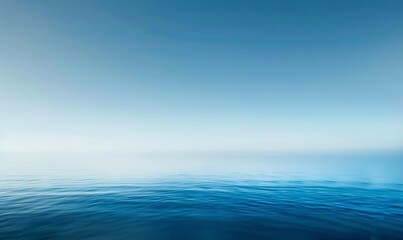 Obraz premium A deep navy to sky blue gradient, evoking calm and serenity