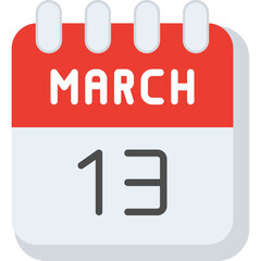 13  March Icon