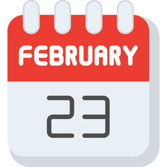 23  February Icon
