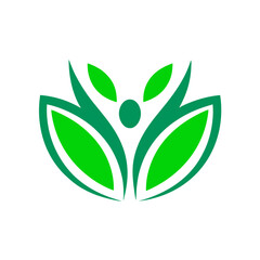 green leaf logo
